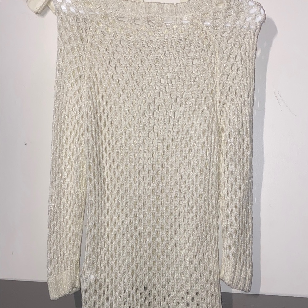 Soft Joie Crochet Summer Sweater - Picture 6 of 8